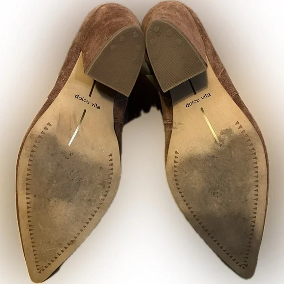 Dolce Vita Nestly Western Suede Mid-Calf Boots size 6.5 - Picture 8 of 11